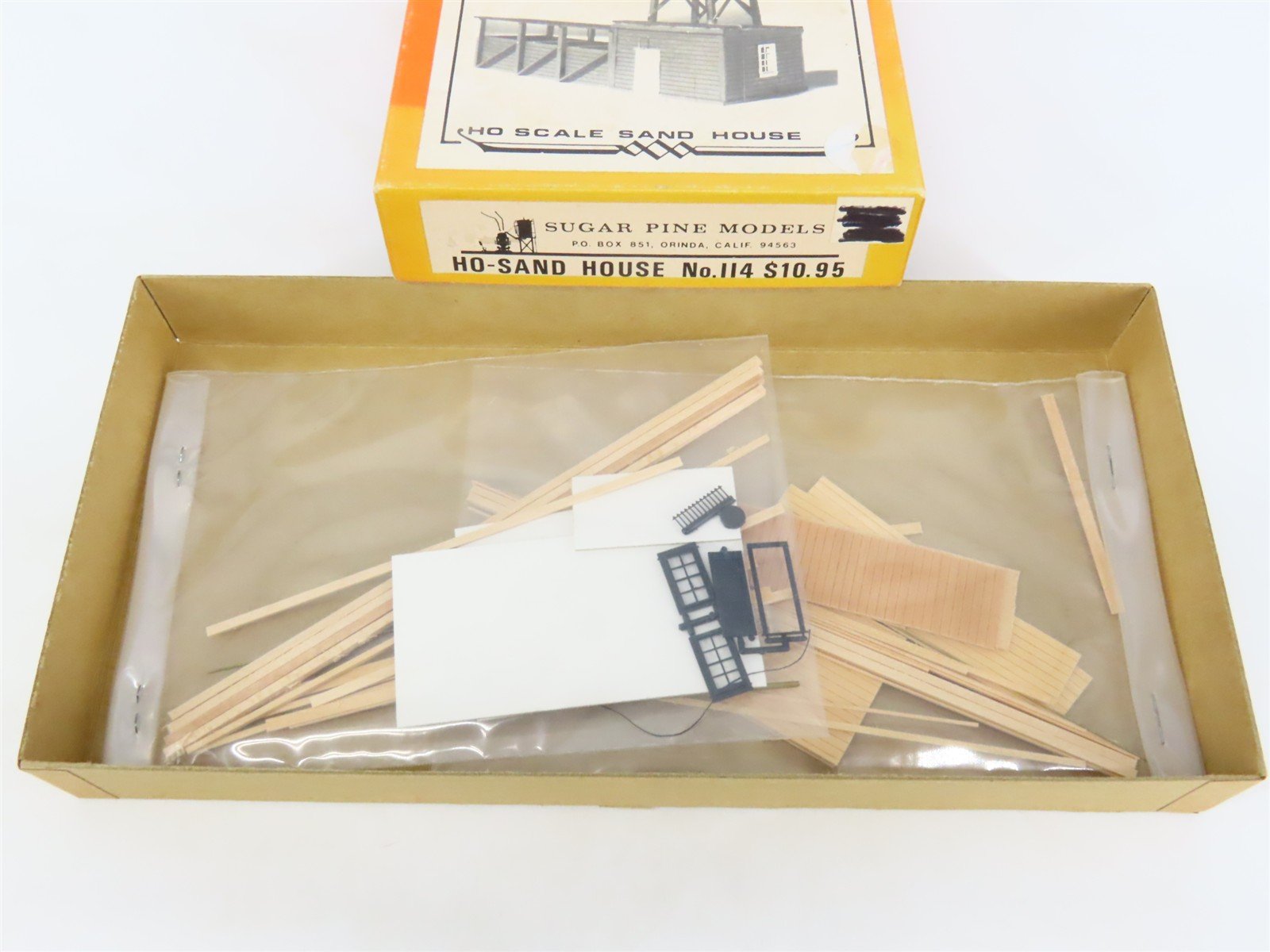 HO 1/87 Scale Sugar Pine Models Craftsman Kit #114 Sand House