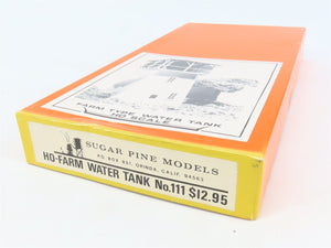 HO 1/87 Scale Sugar Pine Models Craftsman Kit #111 Farm Water Tank