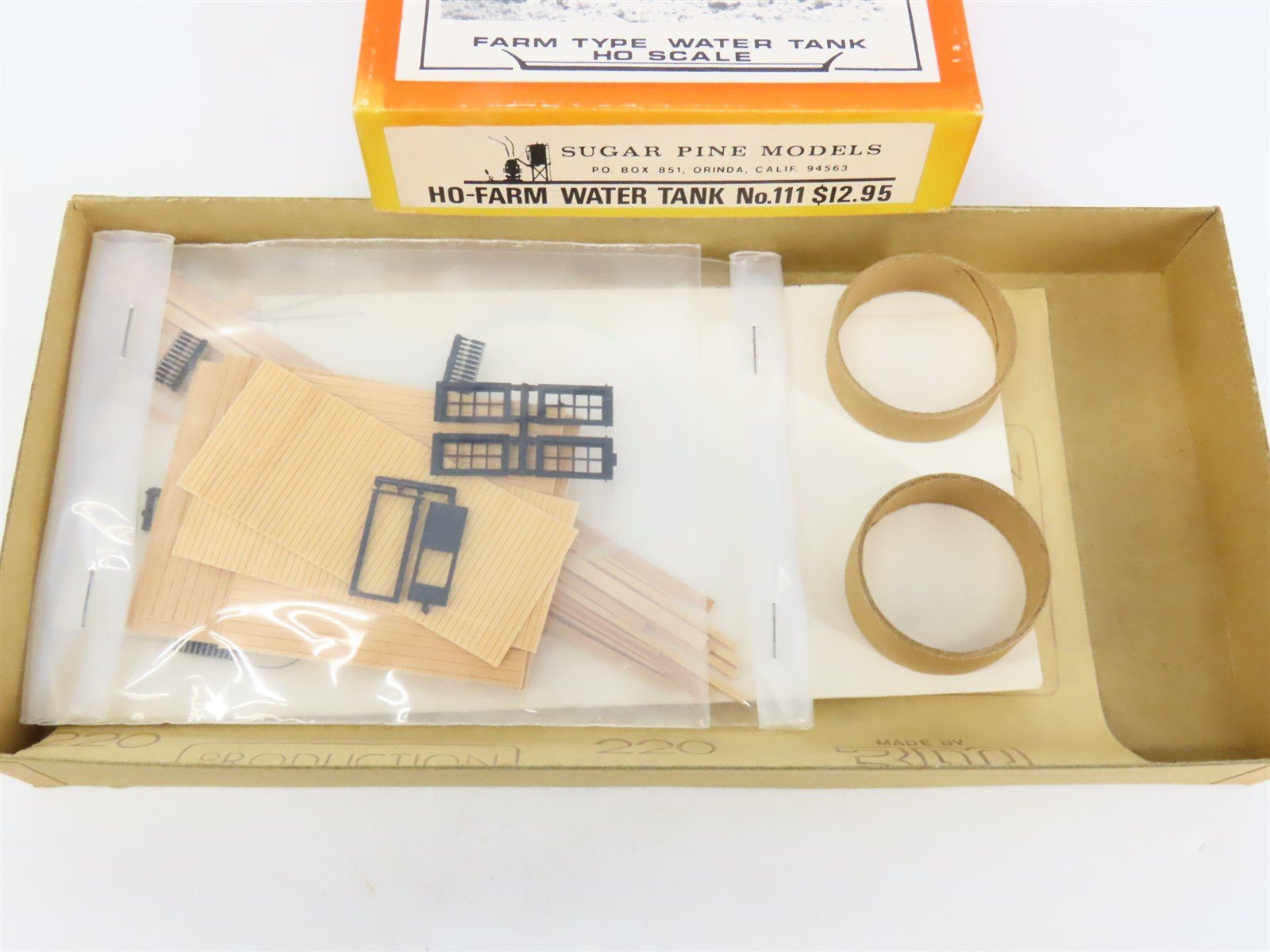 HO 1/87 Scale Sugar Pine Models Craftsman Kit #111 Farm Water Tank