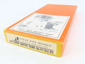 HO 1/87 Scale Sugar Pine Models Craftsman Kit #111 Farm Water Tank