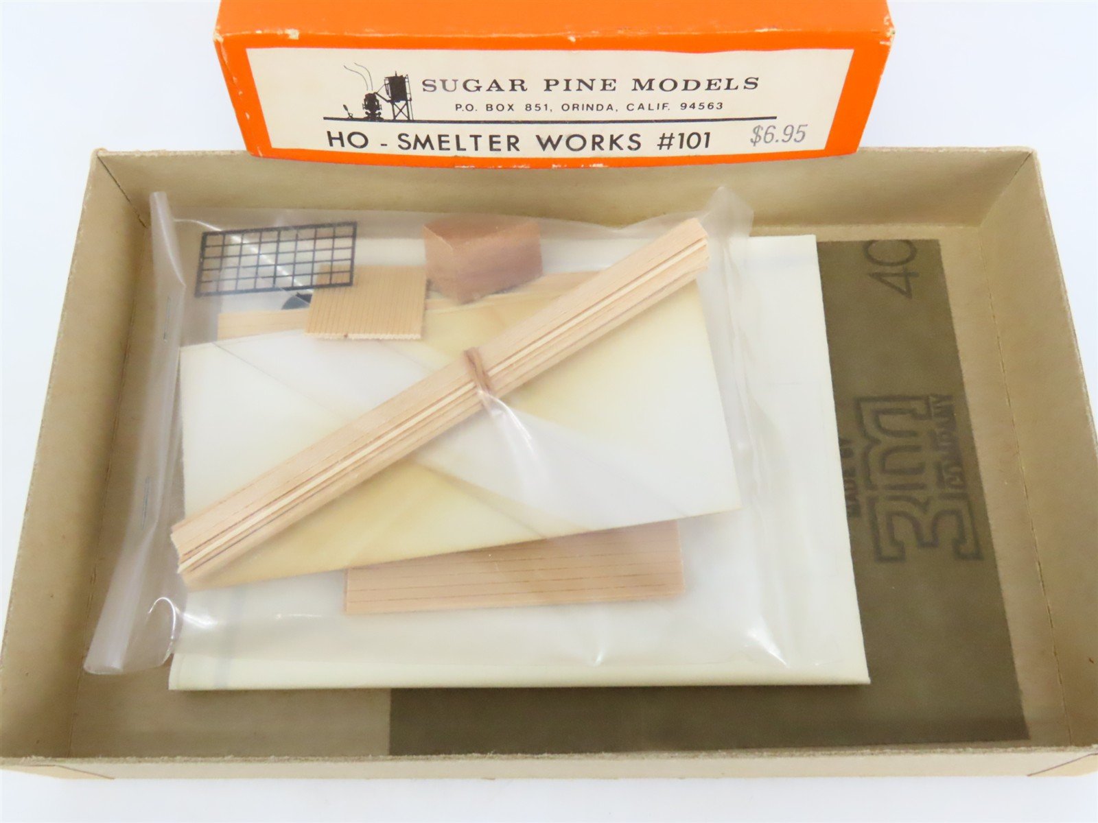 HO 1/87 Scale Sugar Pine Models Craftsman Kit #101 Smelter Works