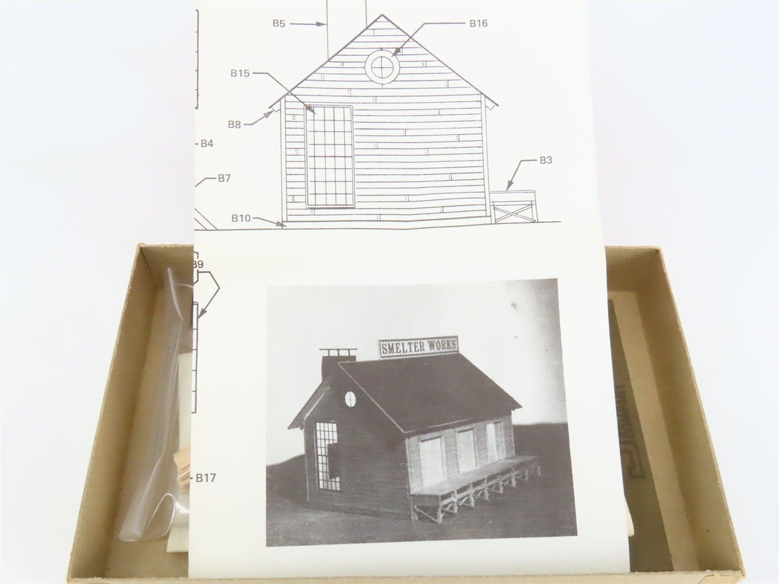 HO 1/87 Scale Sugar Pine Models Craftsman Kit #101 Smelter Works