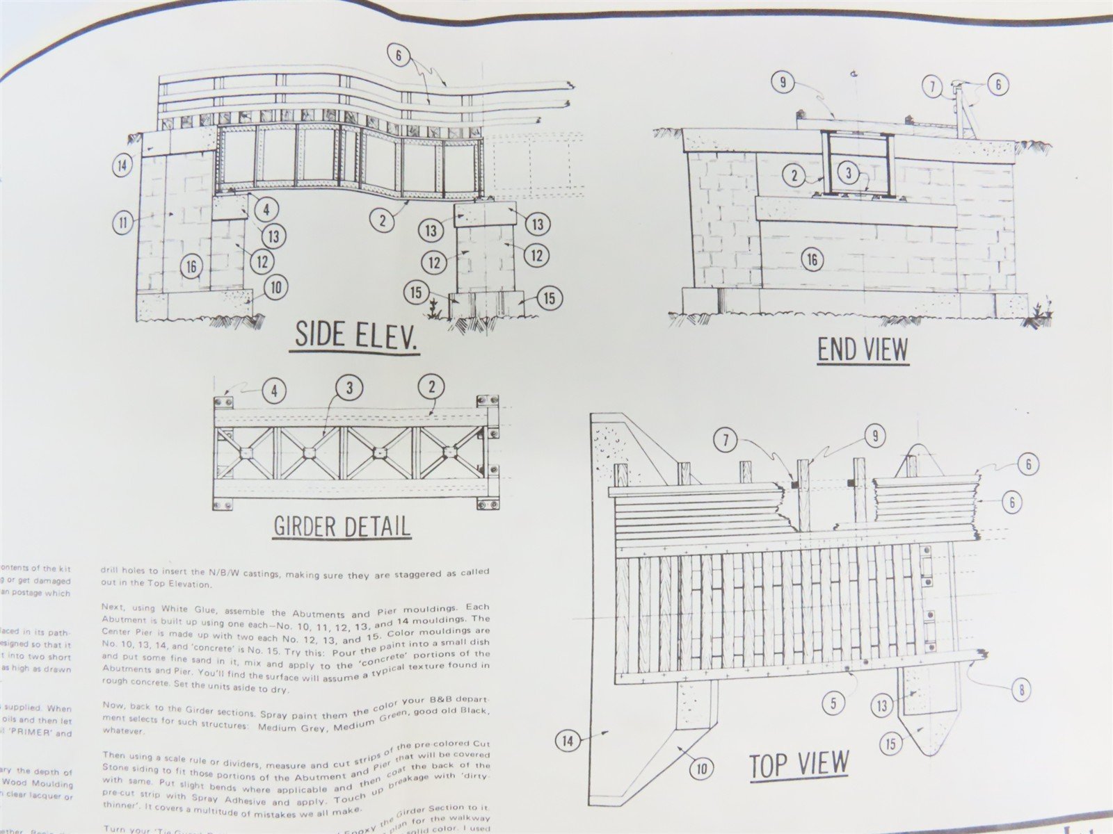 HO 1/87 Jaks Scale Structures SS LTD Craftsman Kit #1144 Deck Bridge
