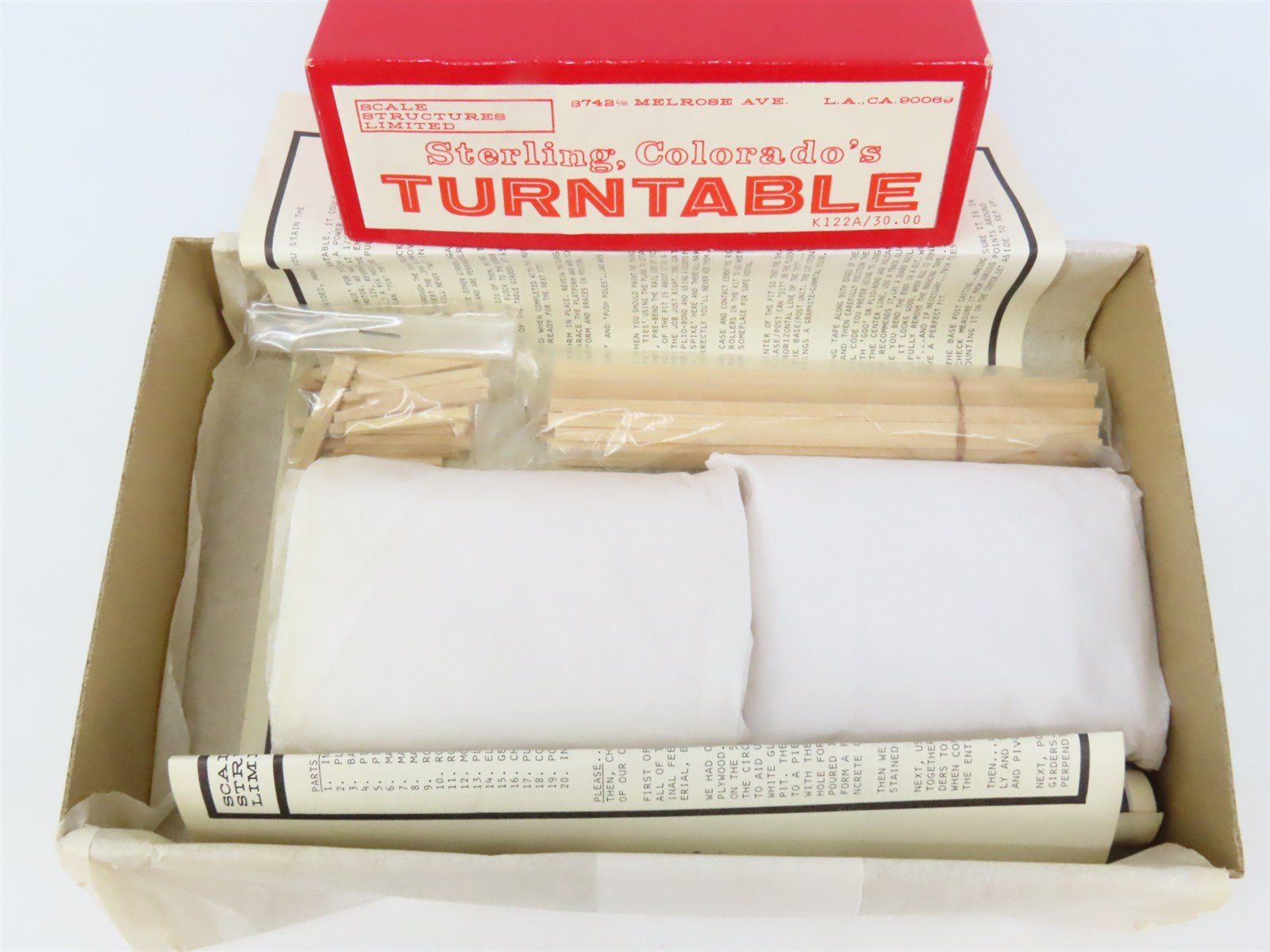 HO Scale Structures SS LTD Craftsman Kit #K122A Sterling Colorado's Turntable