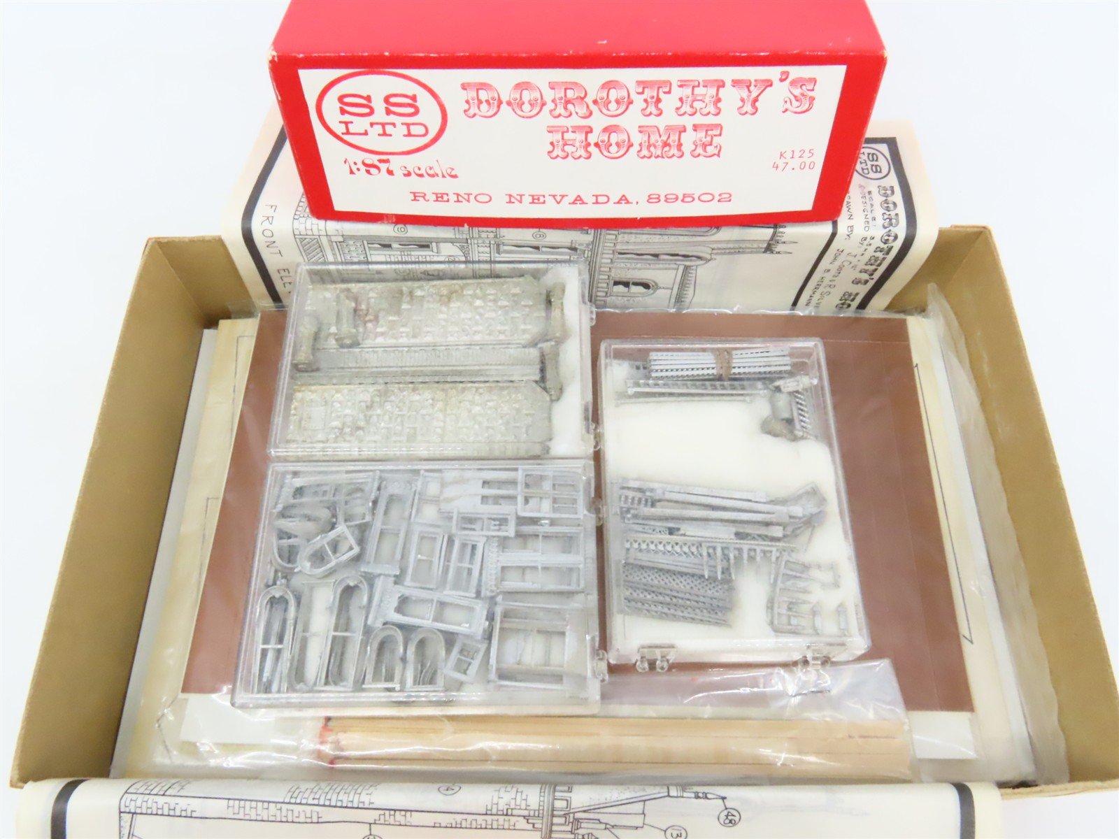 HO 1/87 Scale Structures SS LTD Craftsman Kit #K125 Dorothy's Home