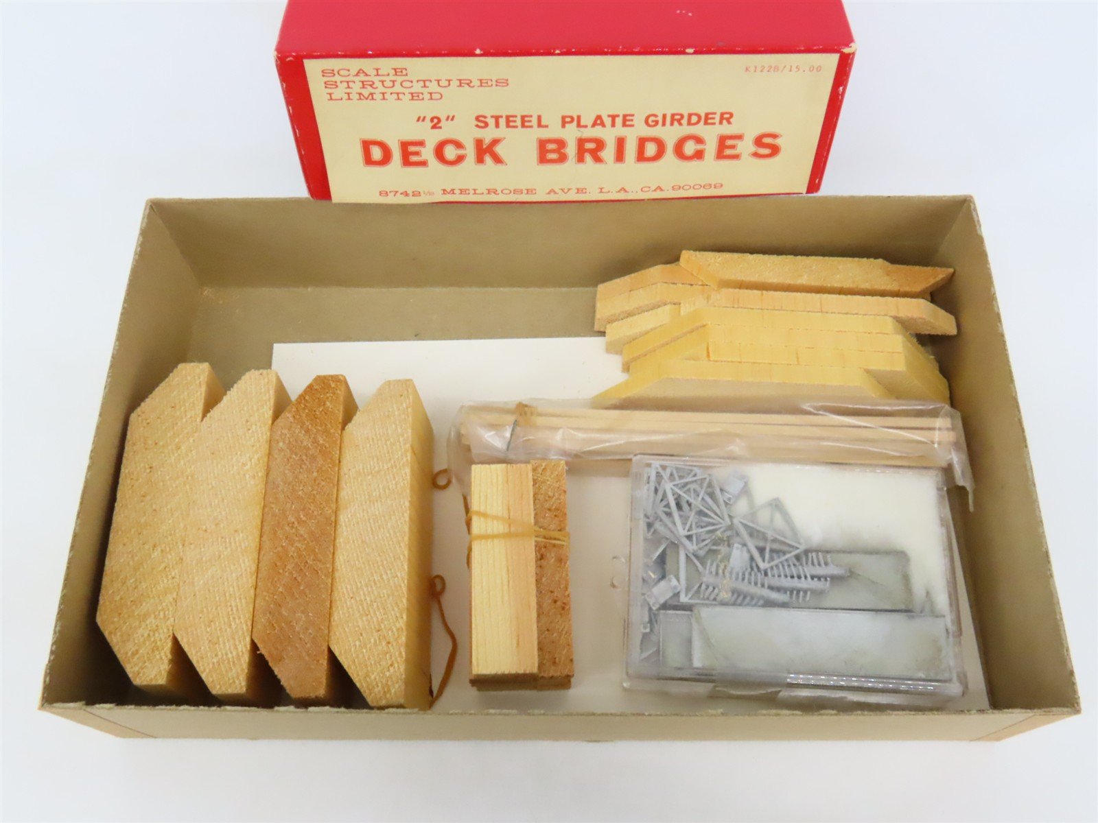 HO Scale Structures SS LTD Craftsman Kit #K122B Steel Plate Girder Deck Bridges