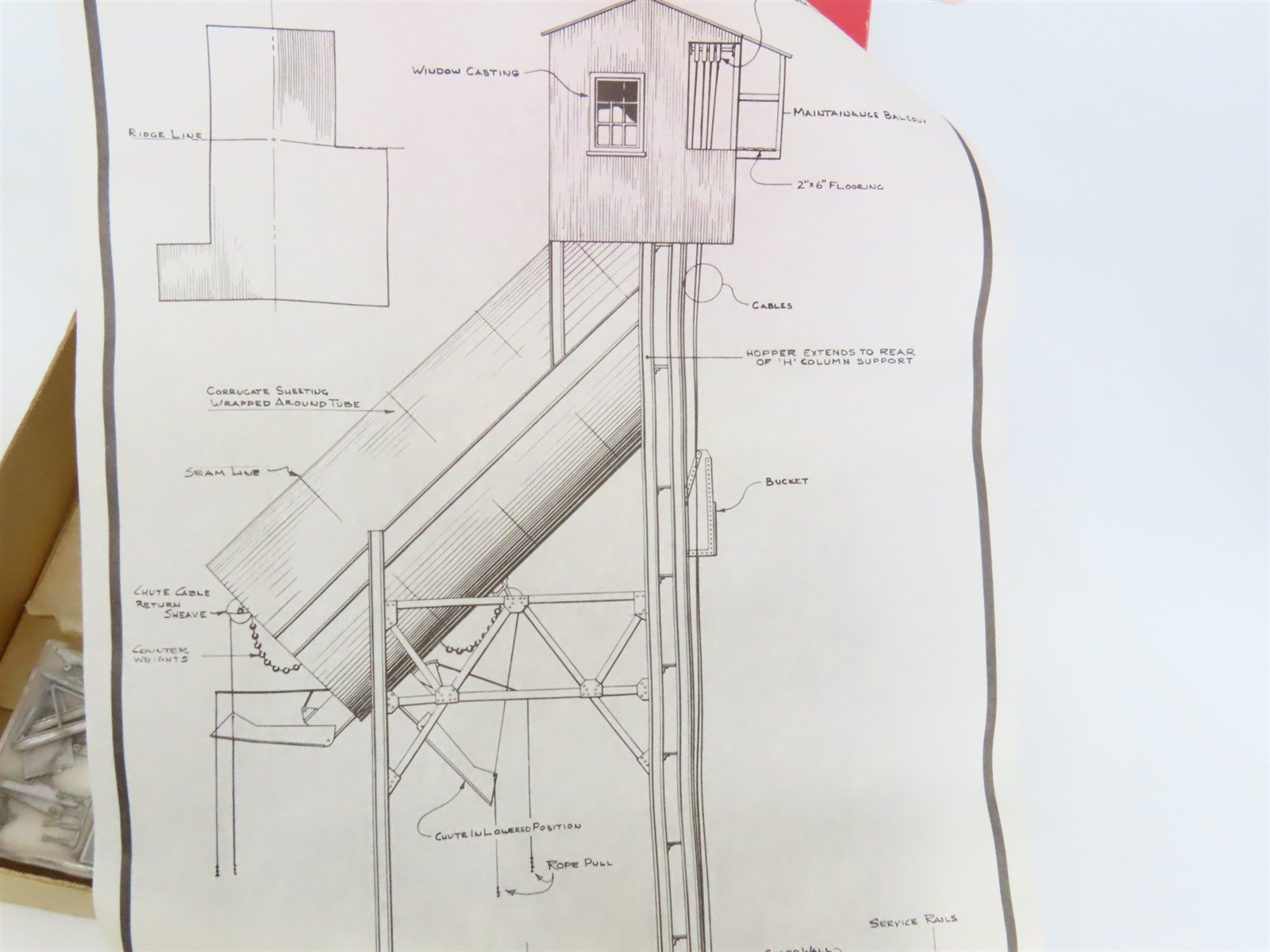 HO 1/87 Scale Structures SS LTD Craftsman Kit #K123 Coaling Tower