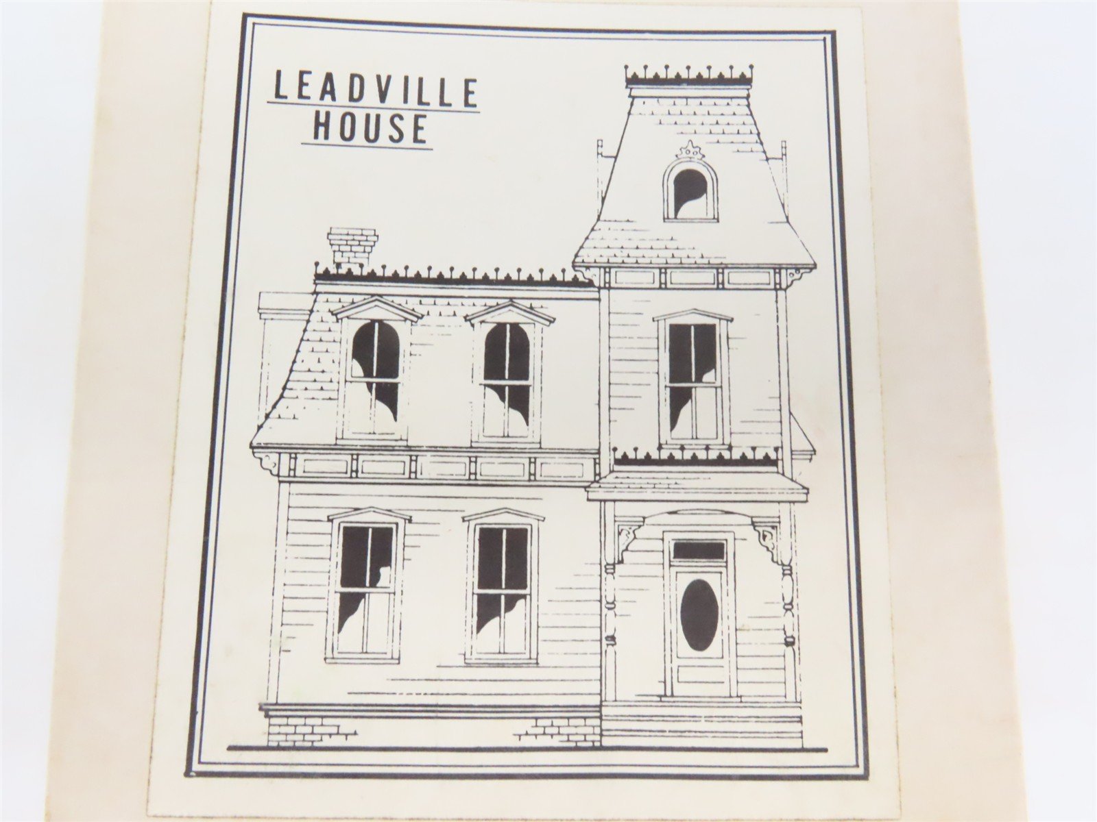 HO 1/87 Scale Classic Miniatures Craftsman Kit #CM-2 Leadville House