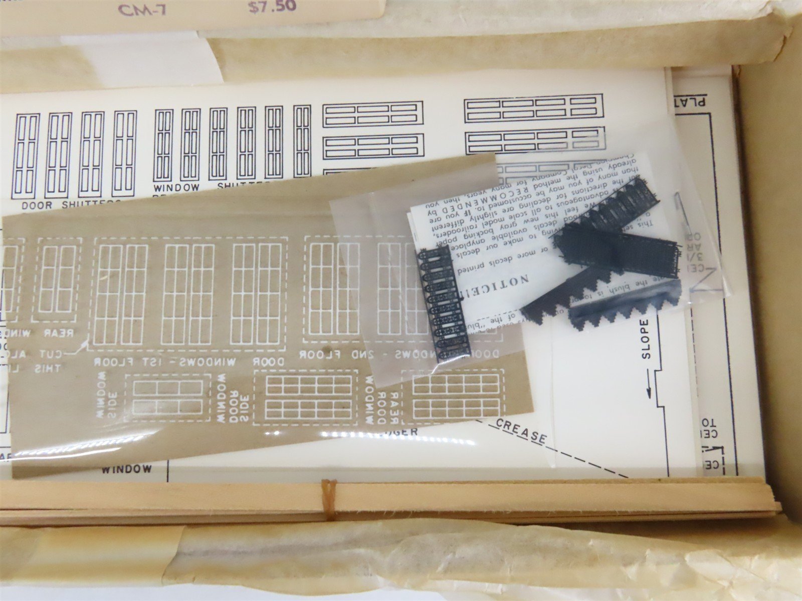 HO 1/87 Scale Classic Miniatures Craftsman Kit #CM-7 Wells Fargo Express Office