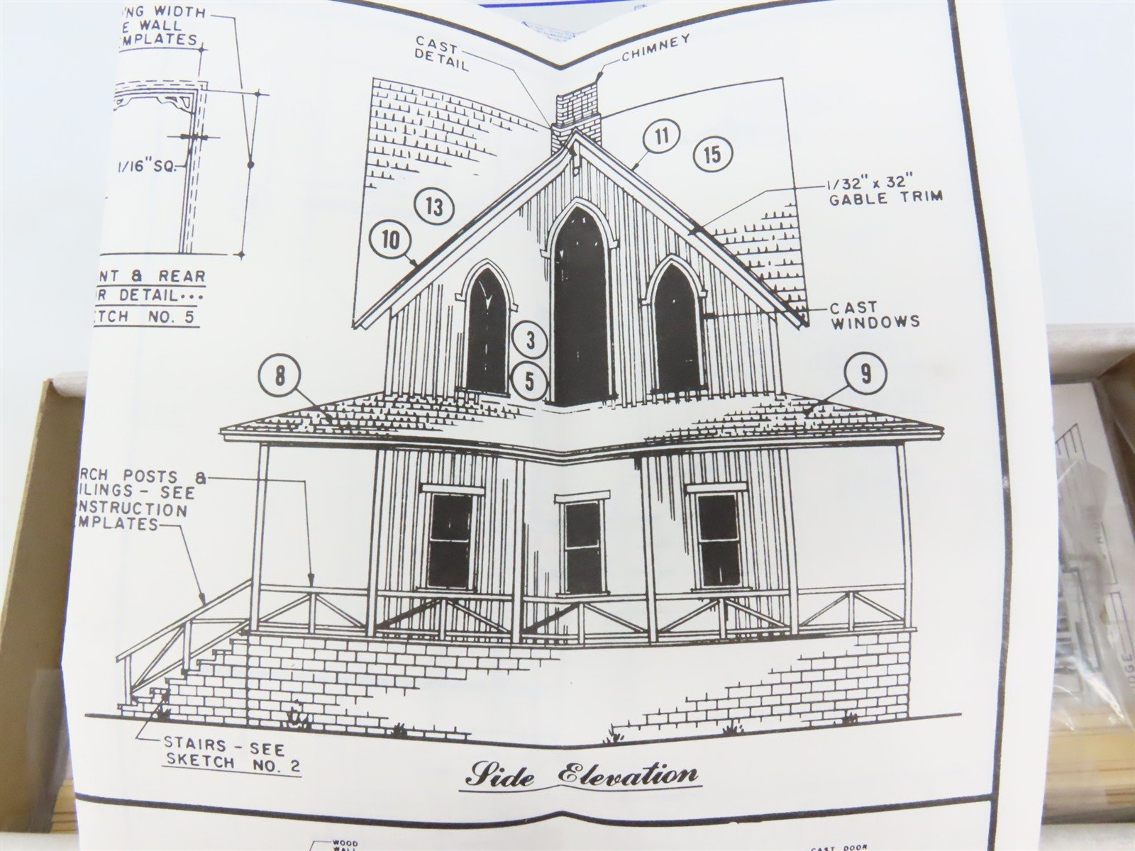 HO 1/87 Scale Classic Miniatures Craftsman Kit #CM-12 Winters' Mansion 1864