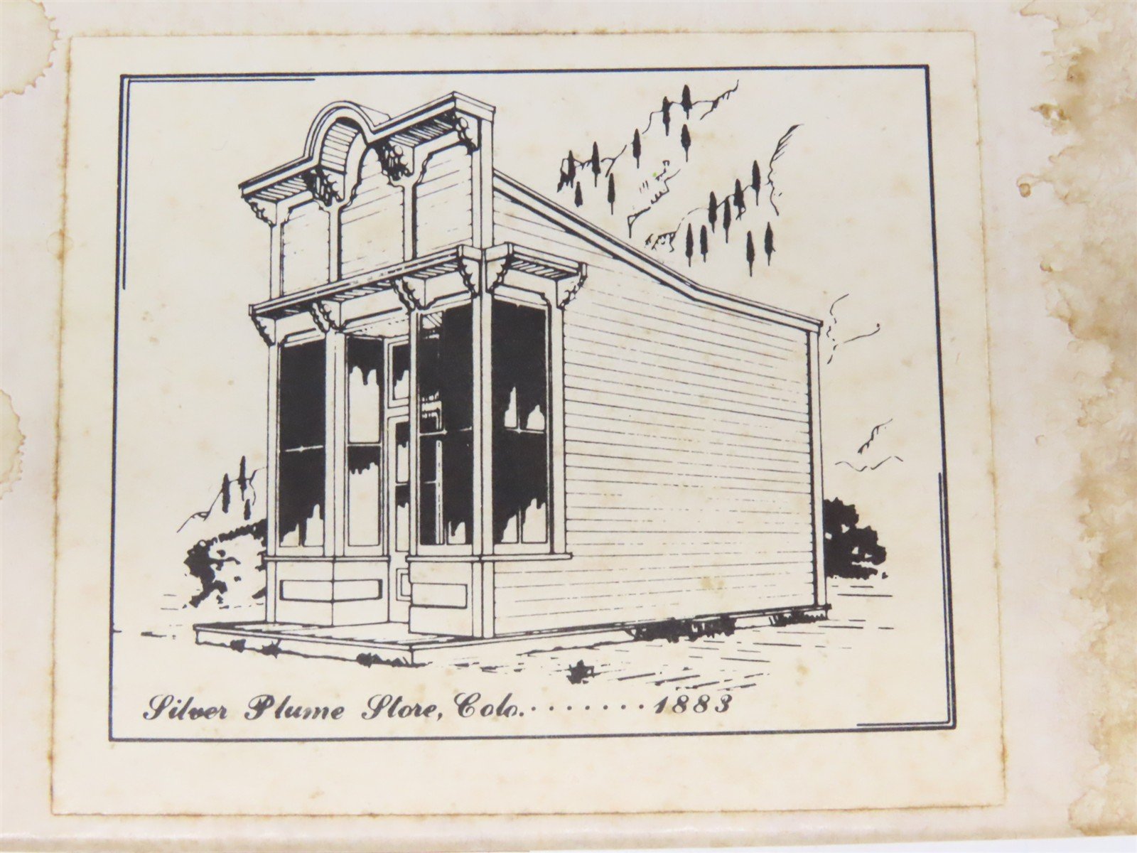 HO 1/87 Scale Classic Miniatures Craftsman Kit Silver Plume Store Colorado 1883