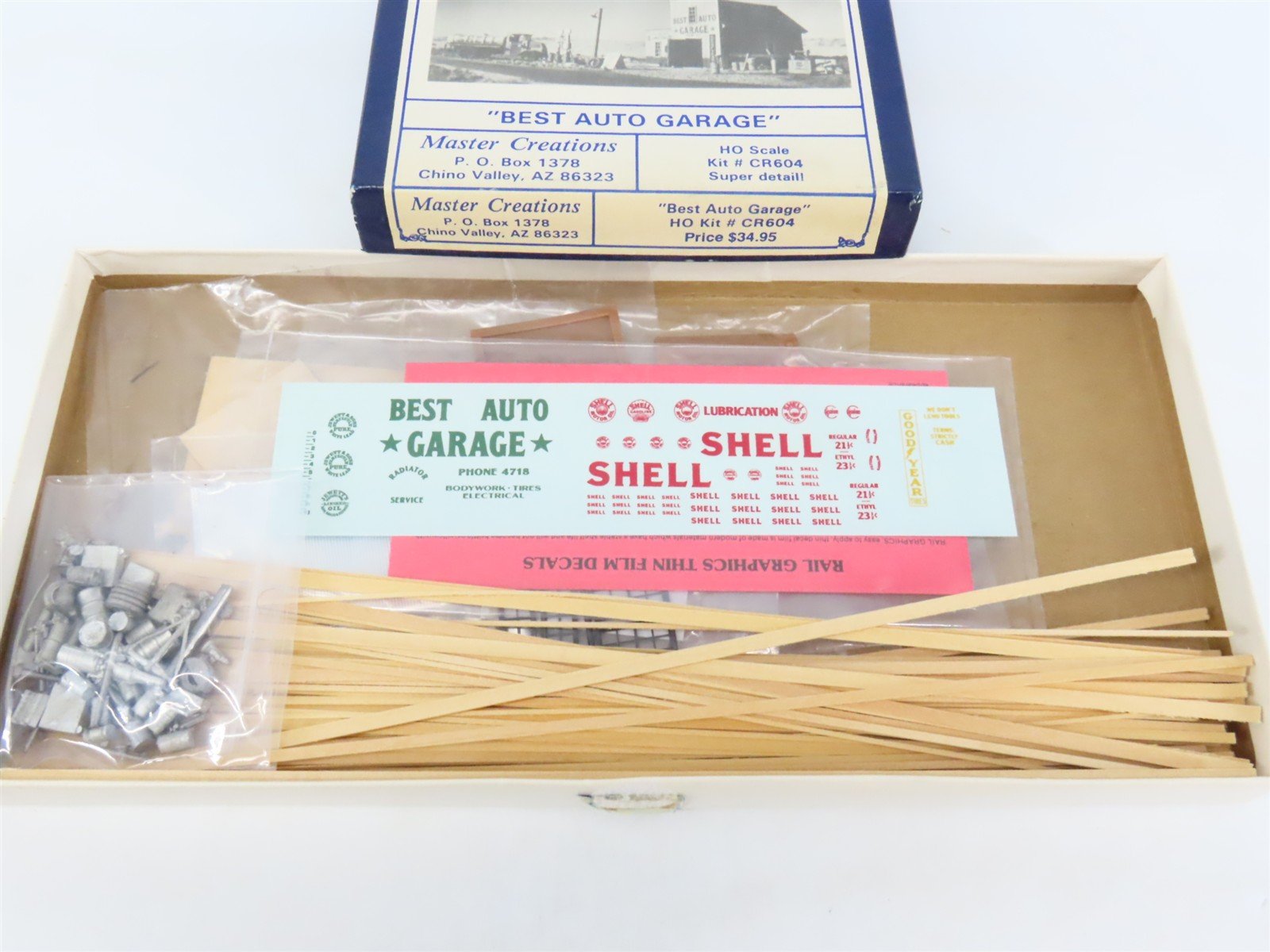 HO 1/87 Scale Master Creations Craftsman Kit #CR604 Best Auto Garage