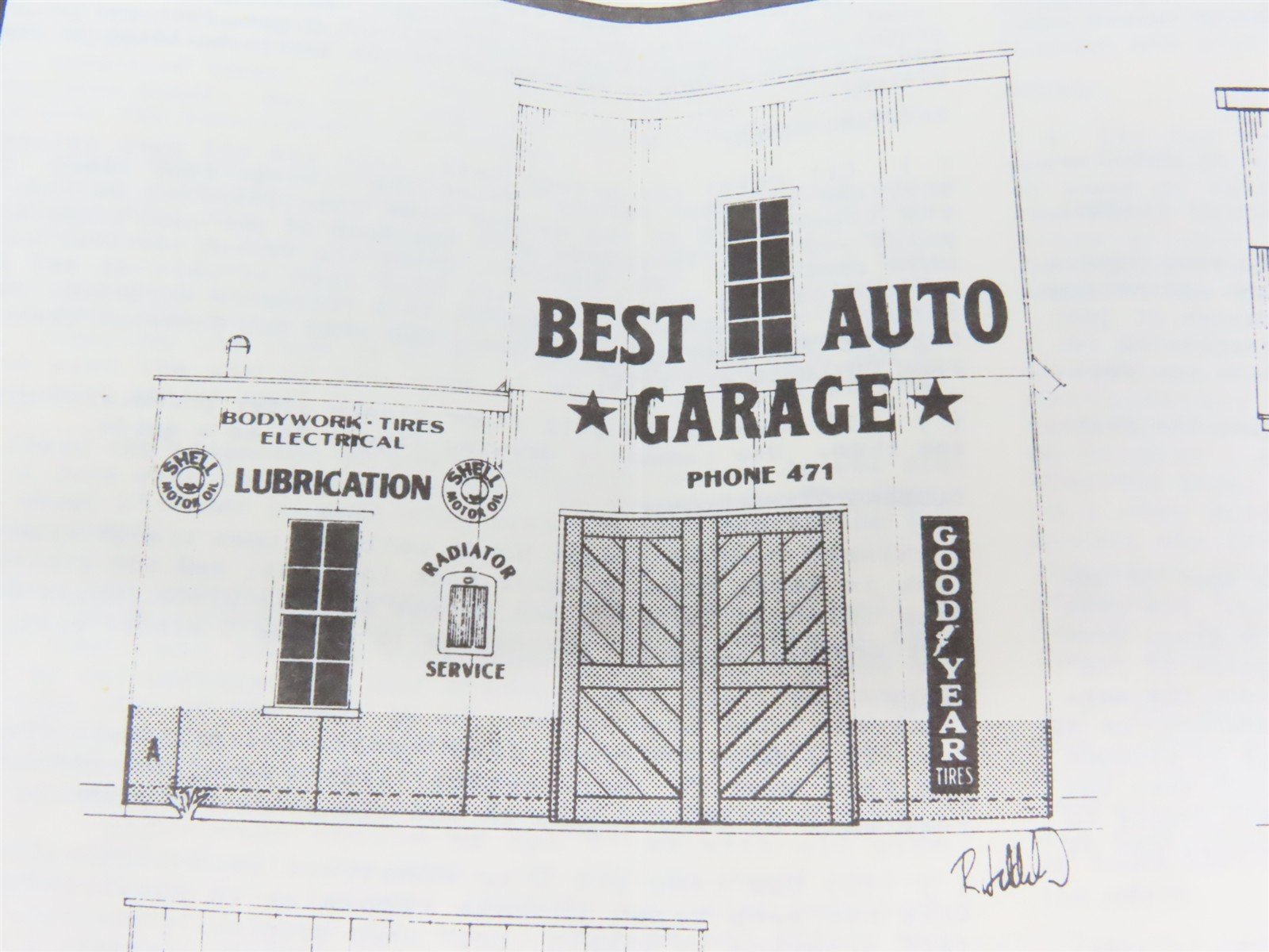 HO 1/87 Scale Master Creations Craftsman Kit #CR604 Best Auto Garage