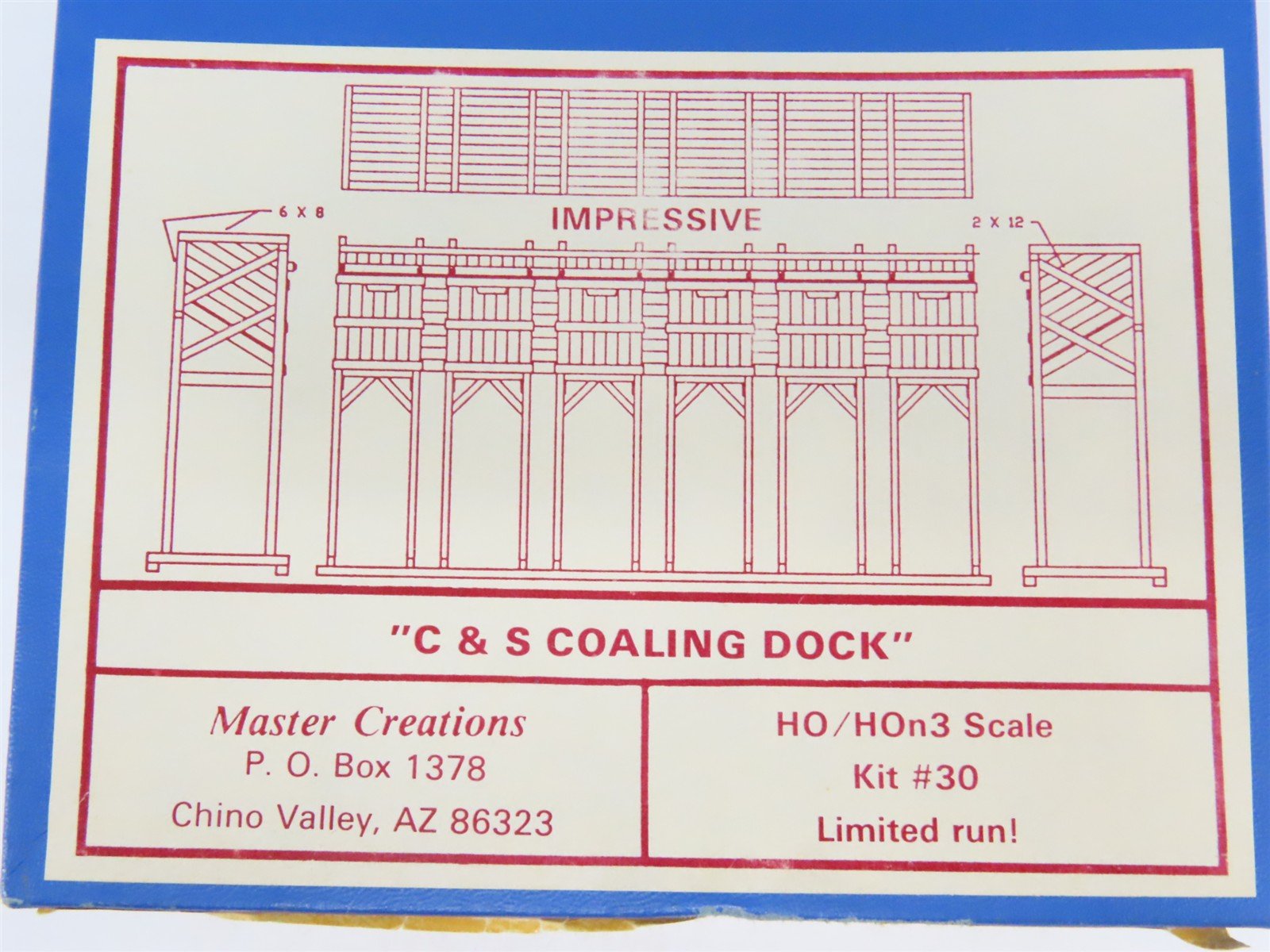 HO 1/87 Scale Master Creations Craftsman Kit #30 "C&S Coaling Dock"
