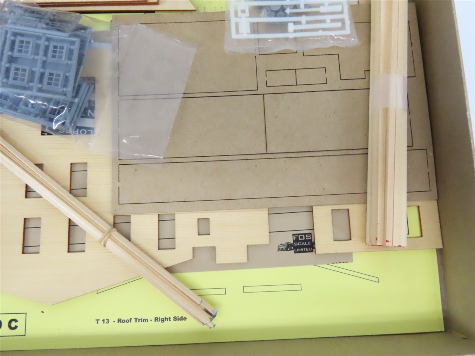 HO 1/87 Fos Scale Limited Craftsman Laser Kit #60 Forley & Co. Background Flat