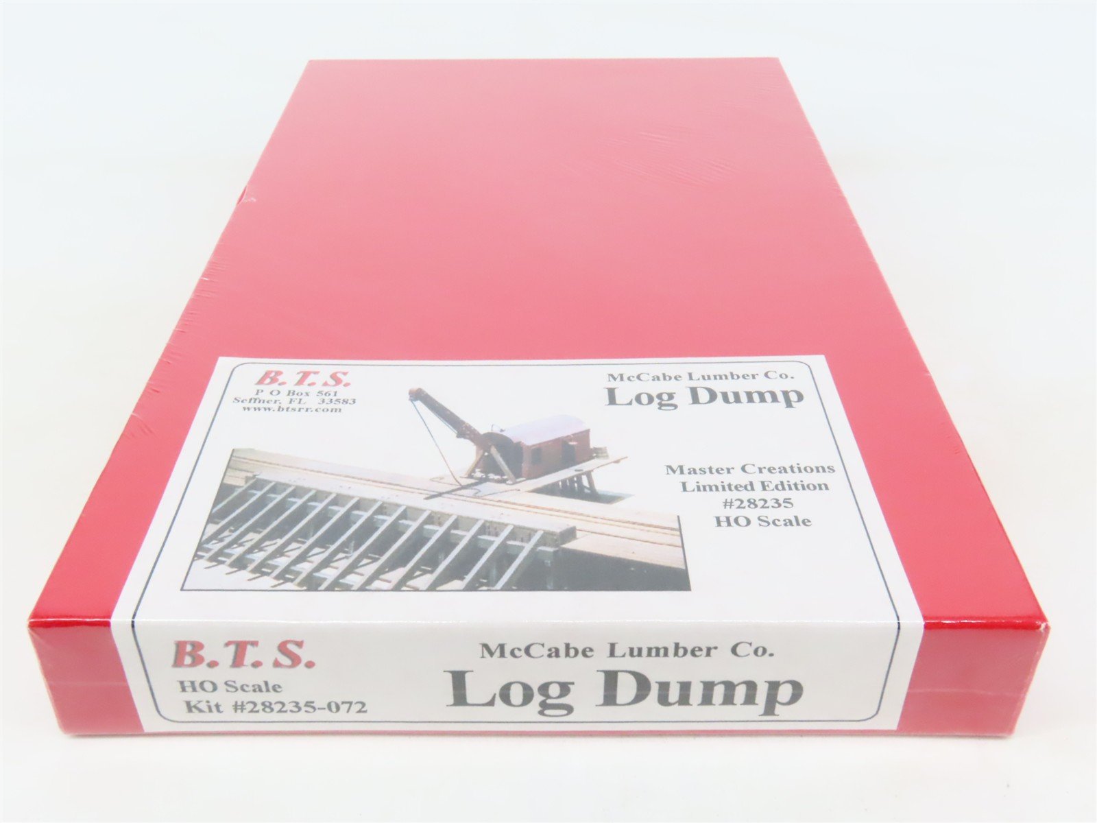 HO 1/87 Scale B.T.S. Laser-cut Kit #28235 McCabe Lumber Co. Log Dump -SEALED