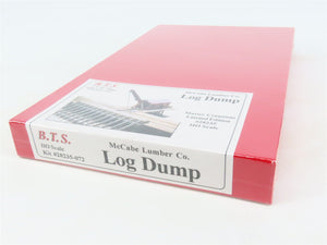 HO 1/87 Scale B.T.S. Laser-cut Kit #28235 McCabe Lumber Co. Log Dump -SEALED