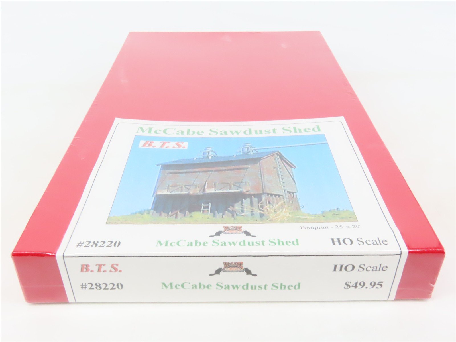 HO 1/87 Scale B.T.S. Laser-cut Kit #28220 McCabe Sawdust Shed - SEALED