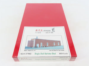 HO 1/87 Scale B.T.S. Laser-cut Kit #27502 Single-Stall Switcher Shed - SEALED