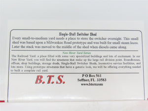 HO 1/87 Scale B.T.S. Laser-cut Kit #27502 Single-Stall Switcher Shed - SEALED