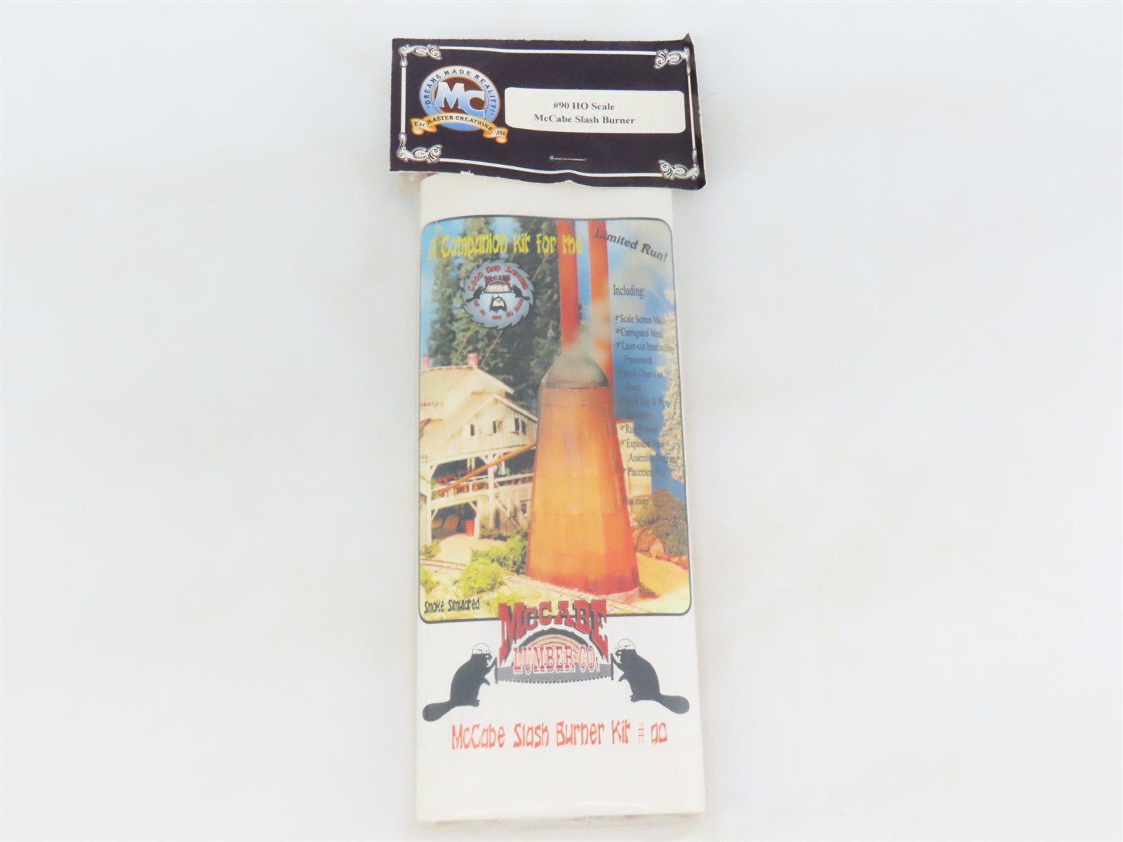 HO 1/87 Scale Master Creations Laser-cut Kit #90 McCabe Lumber Co. Slash Burner