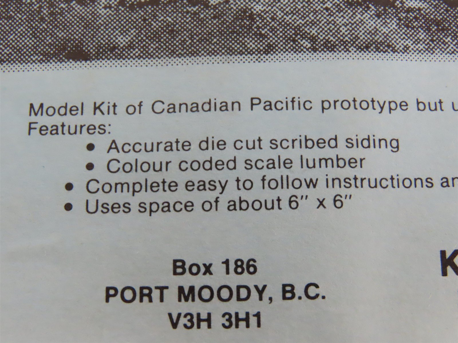 HO 1/87 Scale Kanamodel Products Craftsman Kit #102B Section House - SEALED