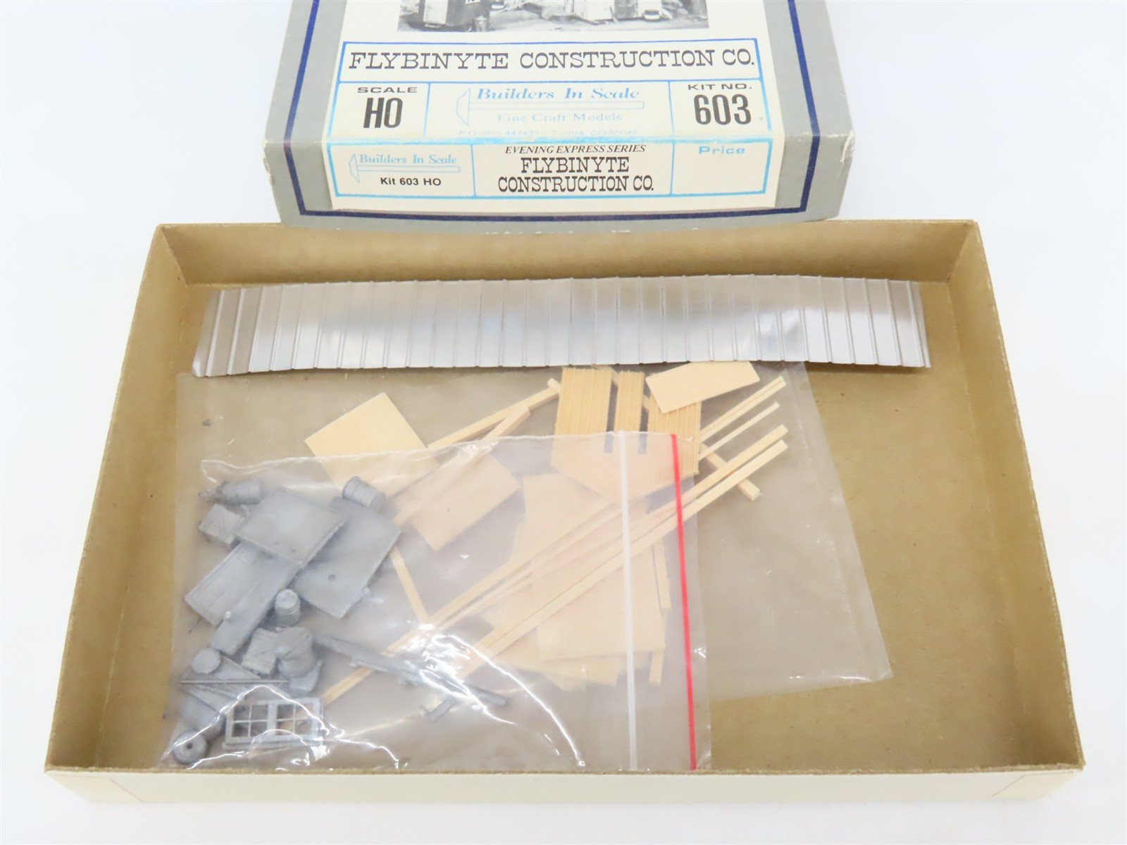 HO Builders In Scale Evening Express Craft-Style Kit #603 Flybinyte Construction