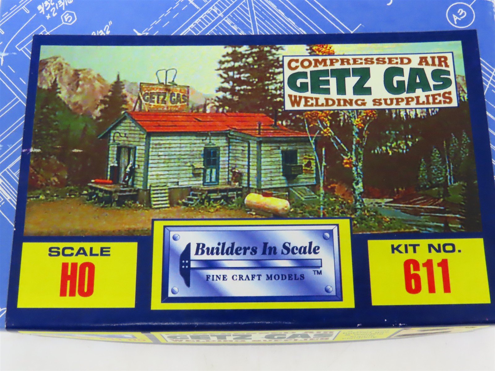 HO 1/87 Builders In Scale Evening Express Laser-cut Kit #611 Getz Gas