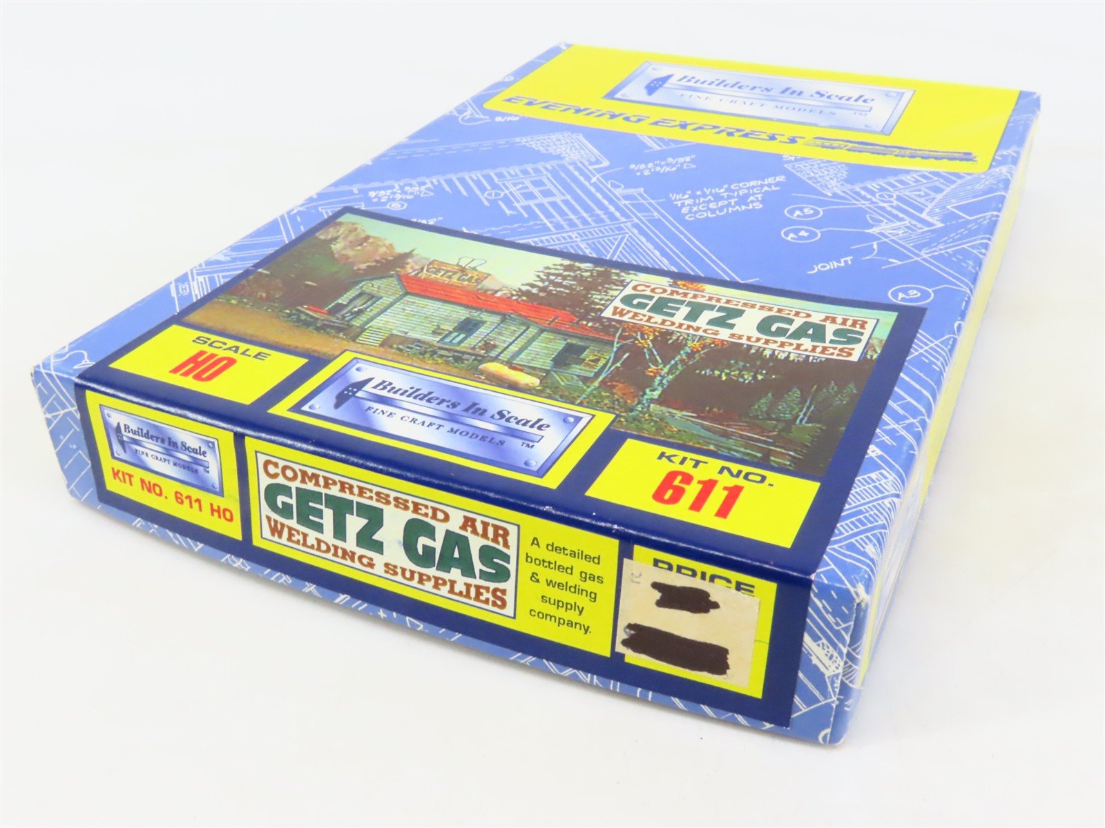 HO 1/87 Builders In Scale Evening Express Laser-cut Kit #611 Getz Gas