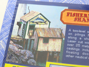 HO Builders In Scale Evening Express Laser Kit #613 Fisherman's Shanty - SEALED
