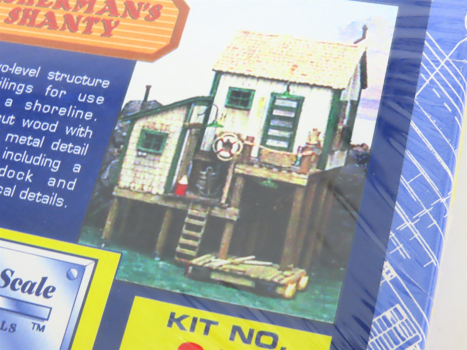 HO Builders In Scale Evening Express Laser Kit #613 Fisherman's Shanty - SEALED