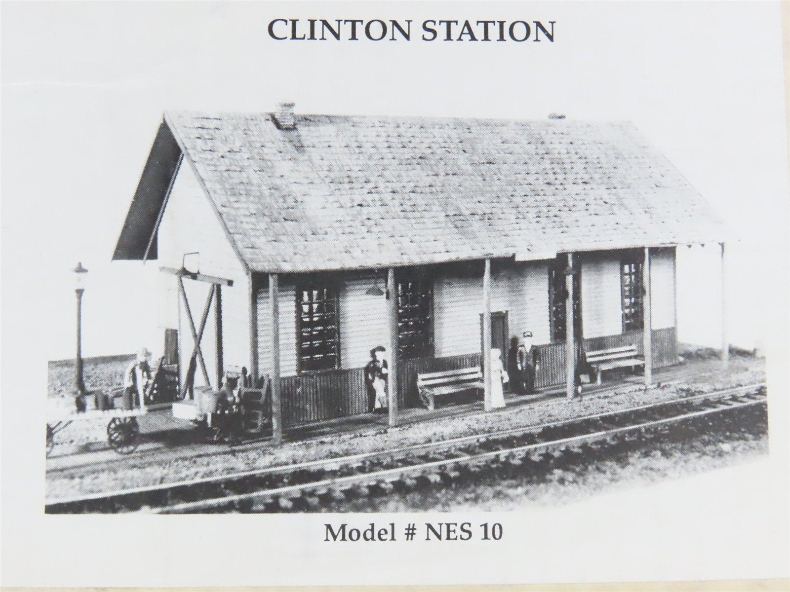 HO 1/87 Scale New England Structures Craftsman Kit #NES10 Clinton Station