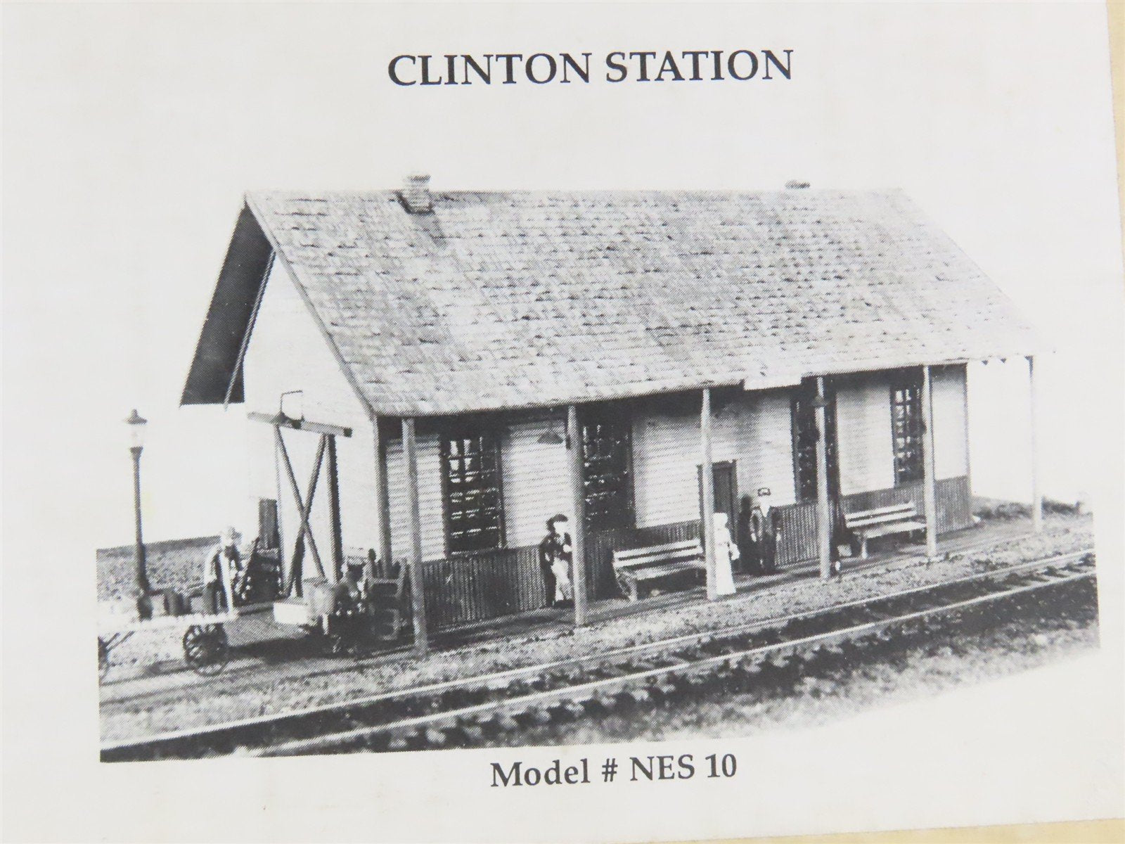 HO 1/87 Scale New England Structures Craftsman Kit #NES10 Clinton Station