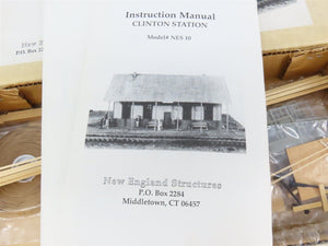 HO 1/87 Scale New England Structures Craftsman Kit #NES10 Clinton Station
