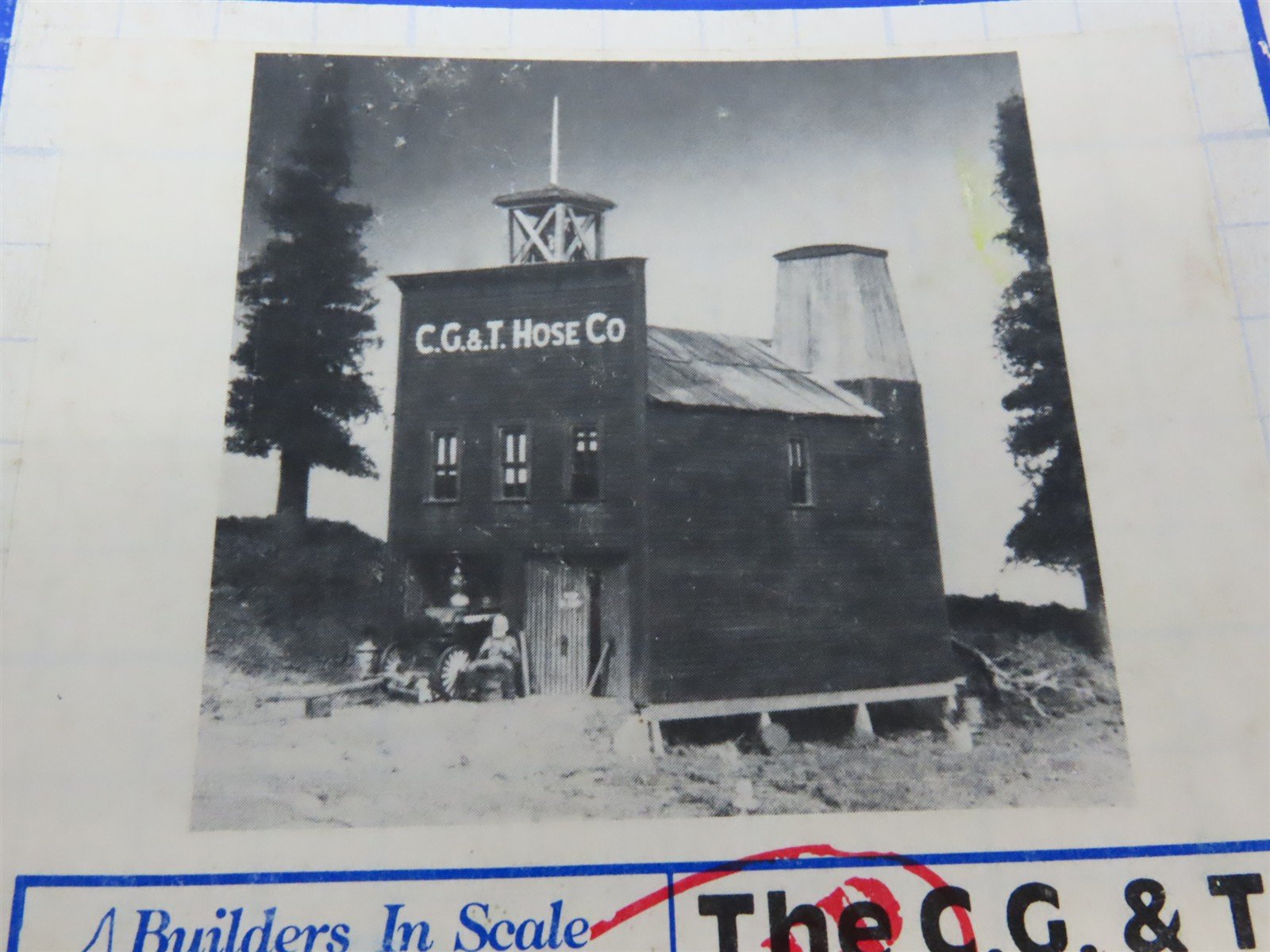 HO 1/87 Builders In Scale Craftsman Kit #605 The C.G.&T. Hose Co.