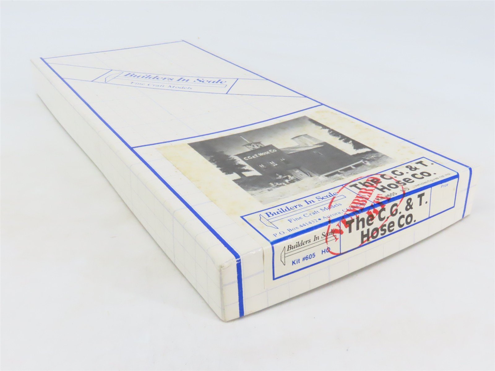 HO 1/87 Builders In Scale Craftsman Kit #605 The C.G.&T. Hose Co.