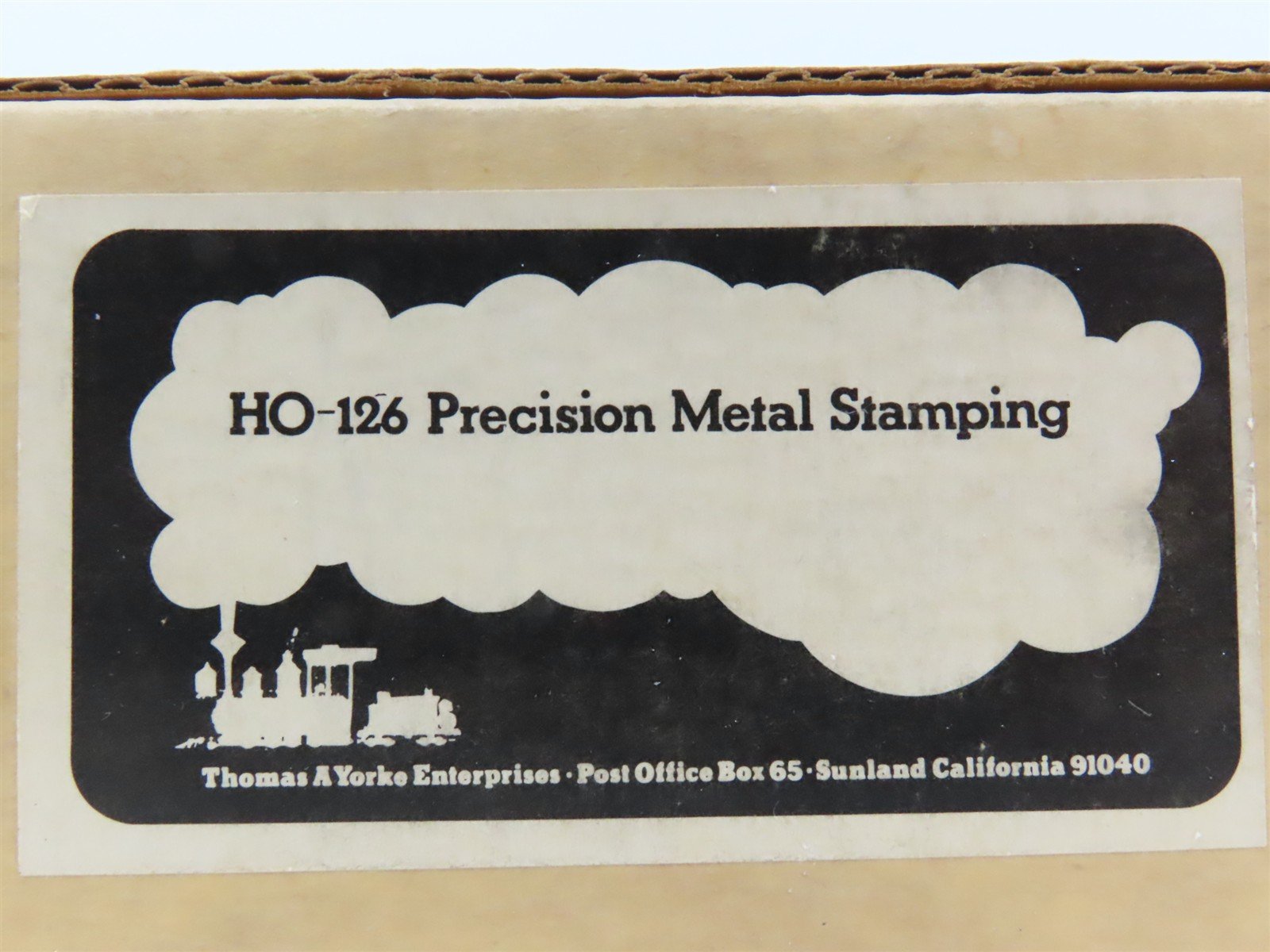 HO 1/87 Scale Thomas A. Yorke Hydrocal Kit #HO-126 Precision Metal Stamping