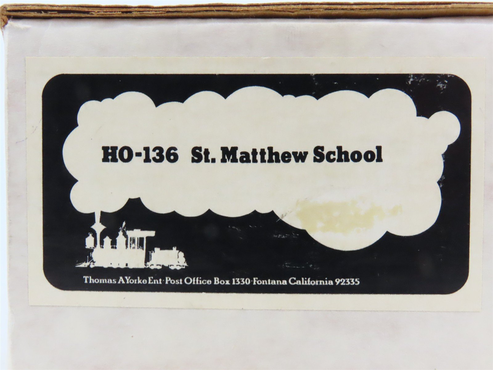 HO 1/87 Scale Thomas A. Yorke Hydrocal Kit #HO-136 St. Matthew School