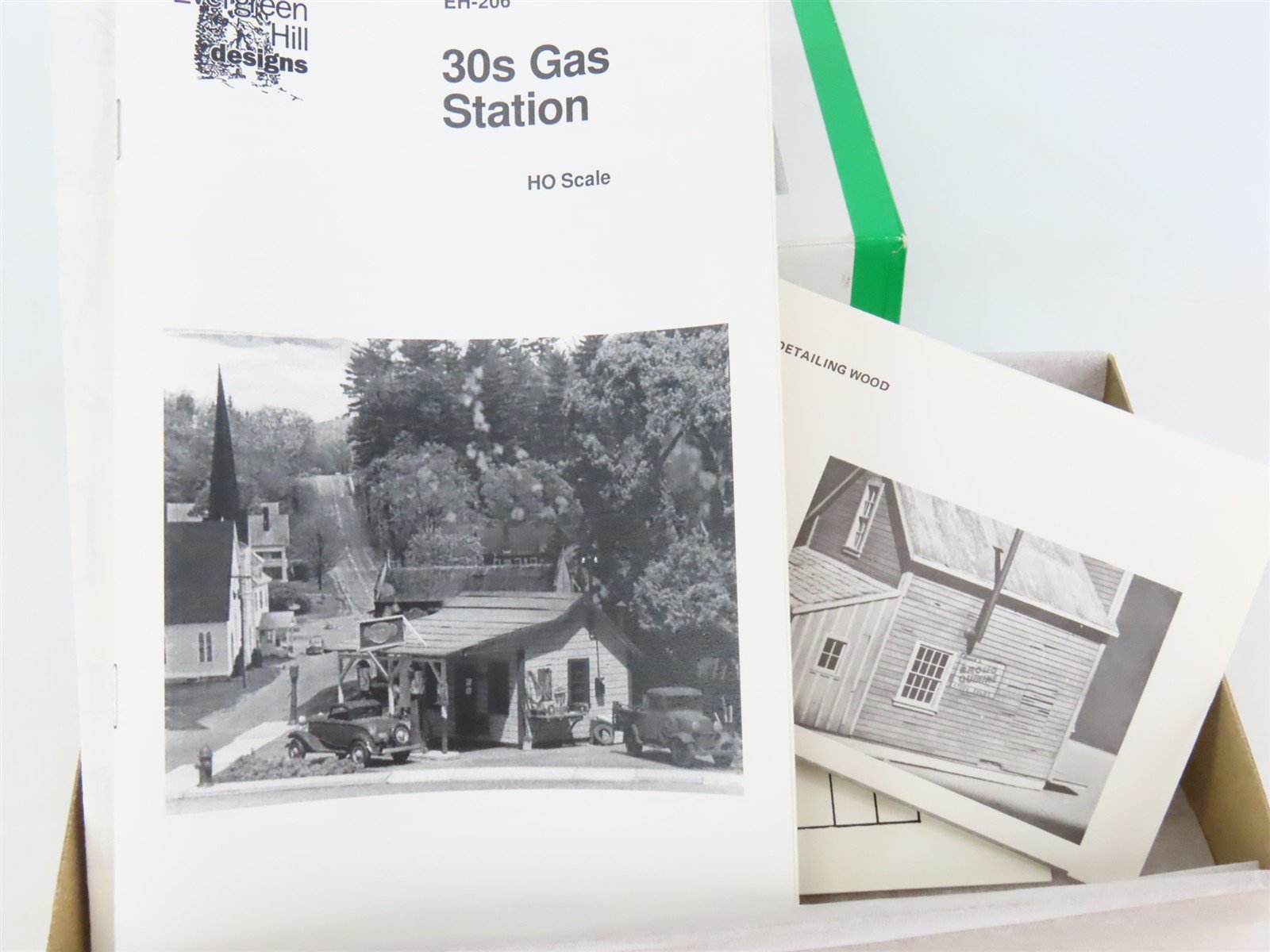 HO 1/87 Scale Evergreen Hill Designs Craftsman Kit #EH206 30's Gas Station