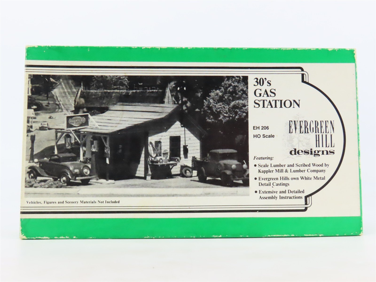HO 1/87 Scale Evergreen Hill Designs Craftsman Kit #EH206 30's Gas Station