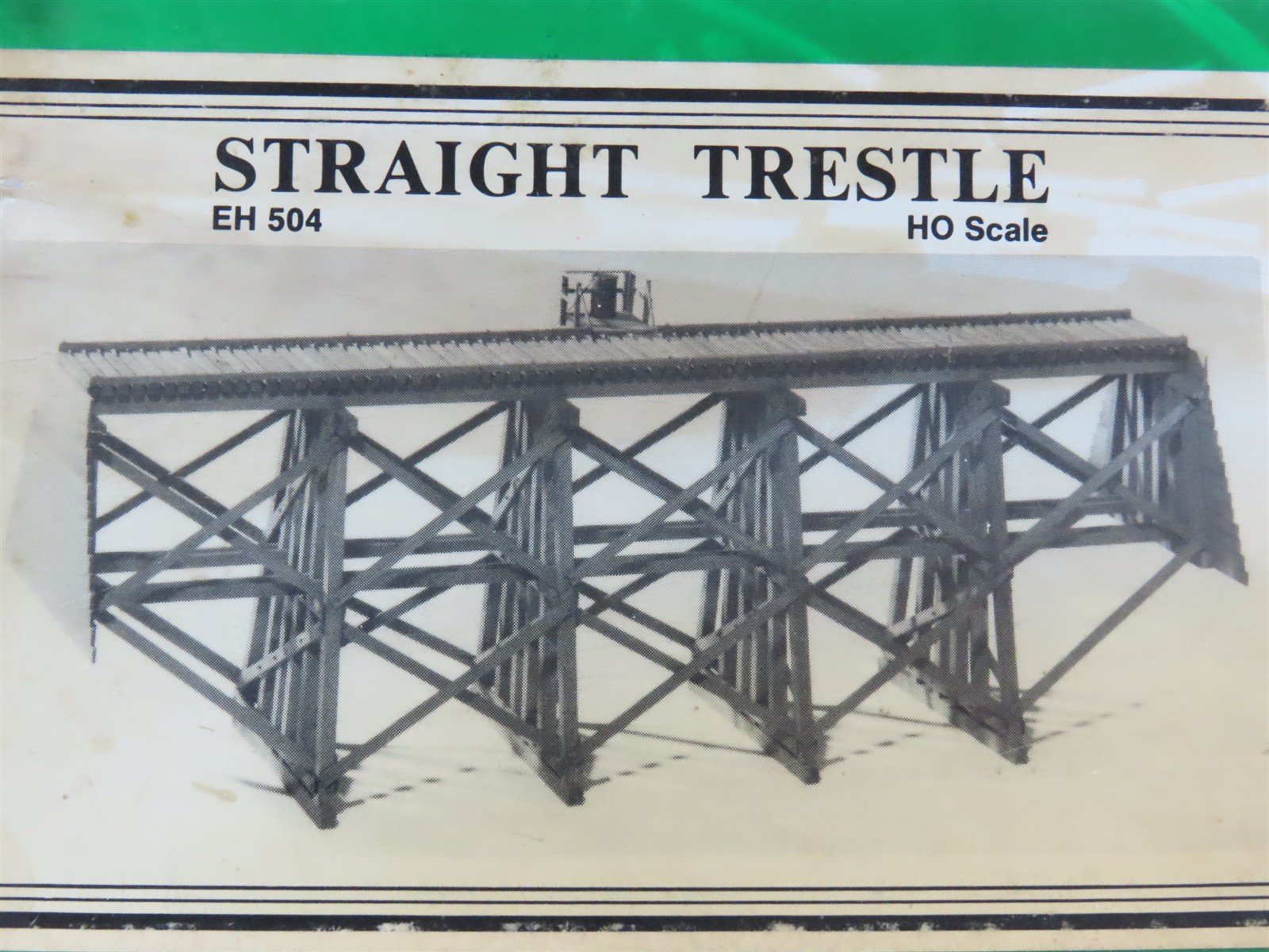 HO Scale Evergreen Hill Designs Craftsman Kit #EH504 Straight Trestle Bridge