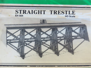 HO Scale Evergreen Hill Designs Craftsman Kit #EH504 Straight Trestle Bridge