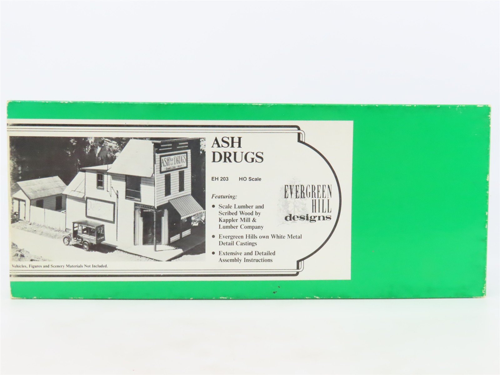 HO 1/87 Scale Evergreen Hill Designs Craftsman Kit #EH203 Ash Drugs Store