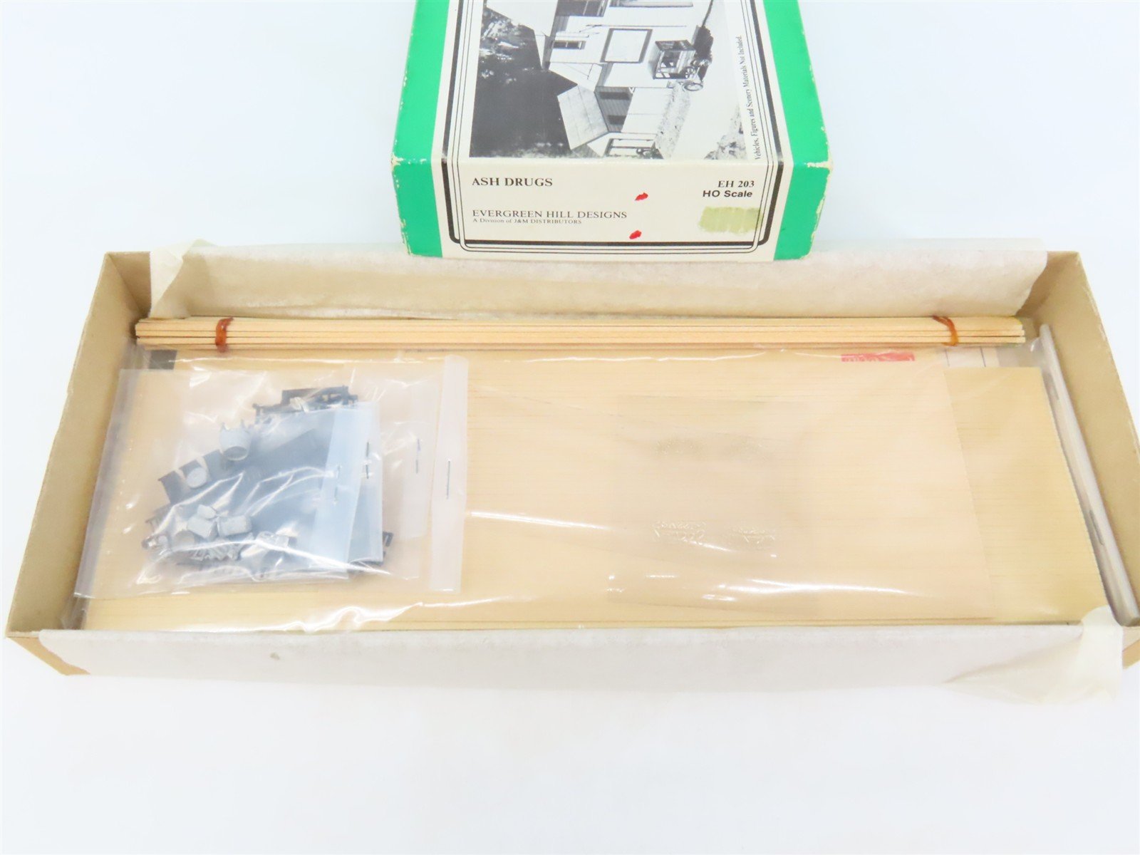 HO 1/87 Scale Evergreen Hill Designs Craftsman Kit #EH203 Ash Drugs Store