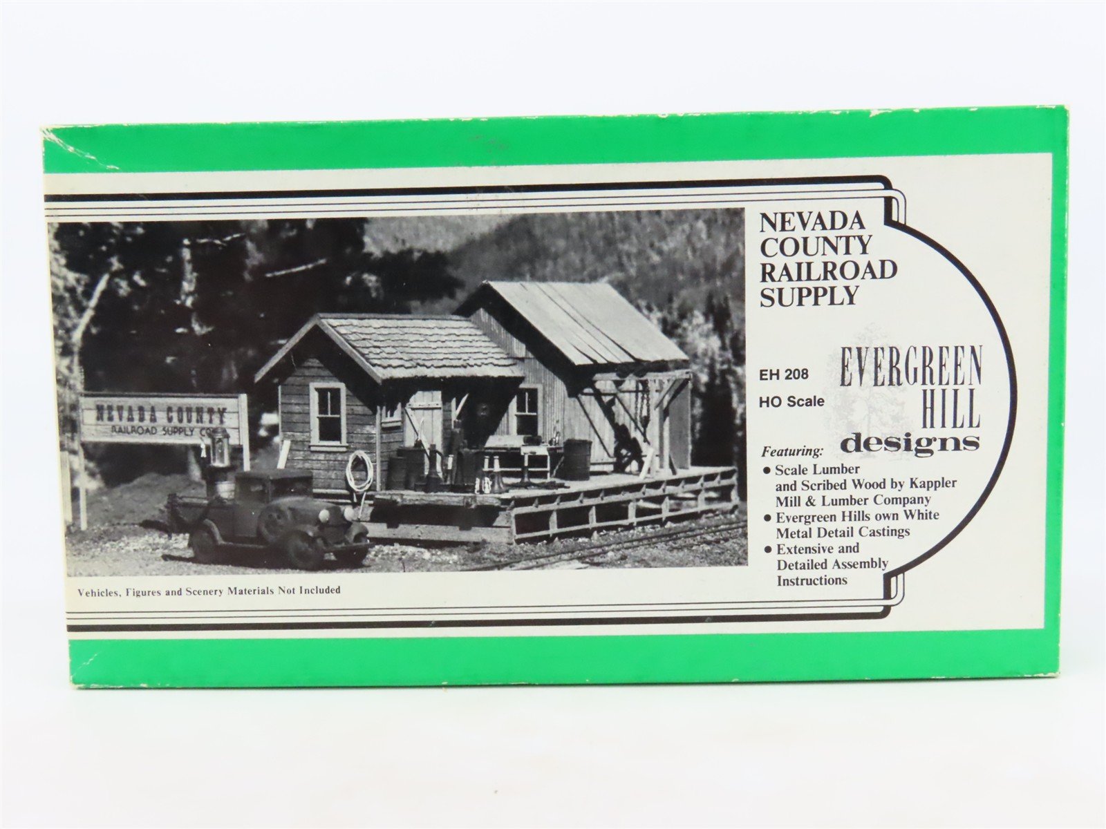 HO Evergreen Hill Designs Craftsman Kit #EH208 Nevada County Railroad Supply