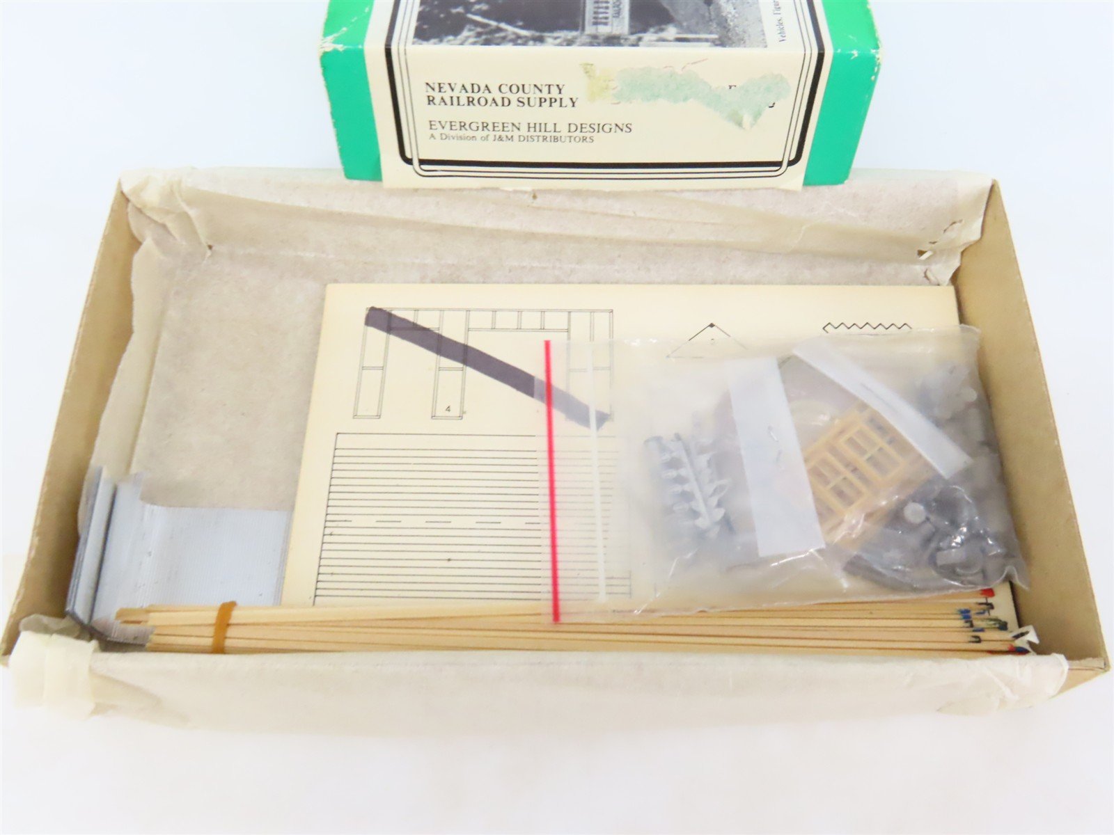 HO Evergreen Hill Designs Craftsman Kit #EH208 Nevada County Railroad Supply