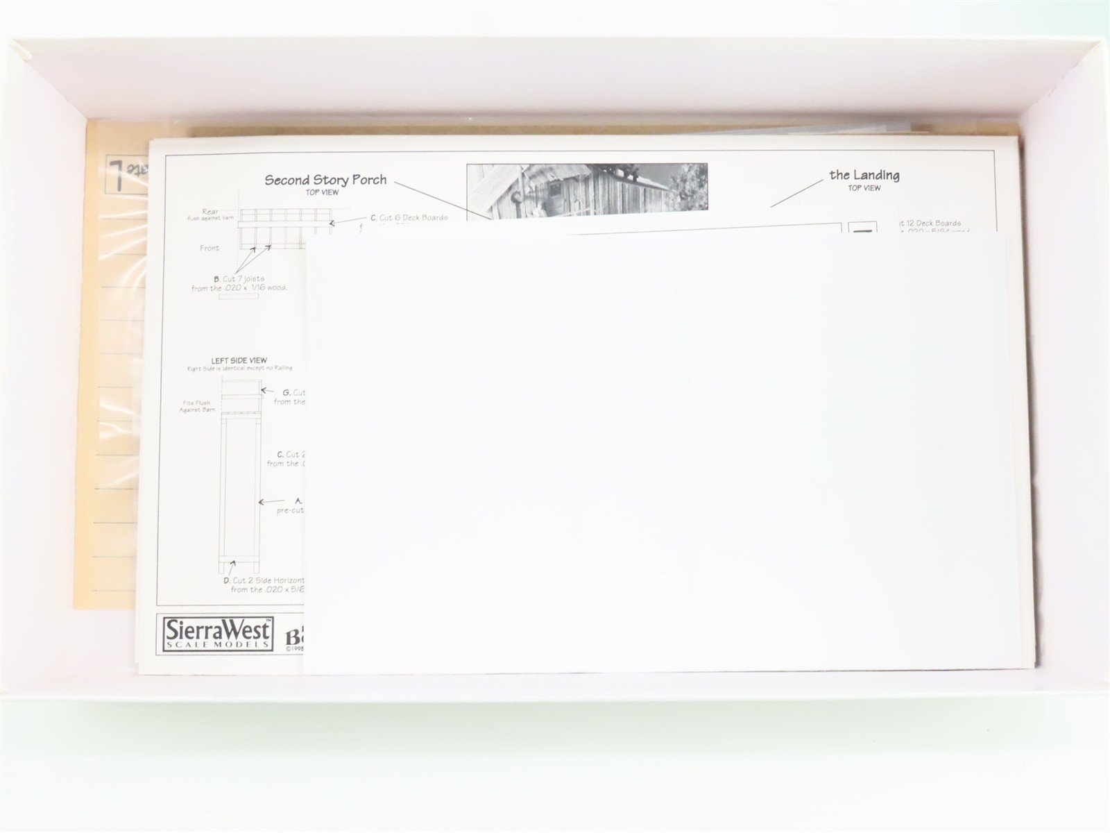 HO/HOn3 Scale Sierra West 101 BlueSky Company Warehouse Building Kit
