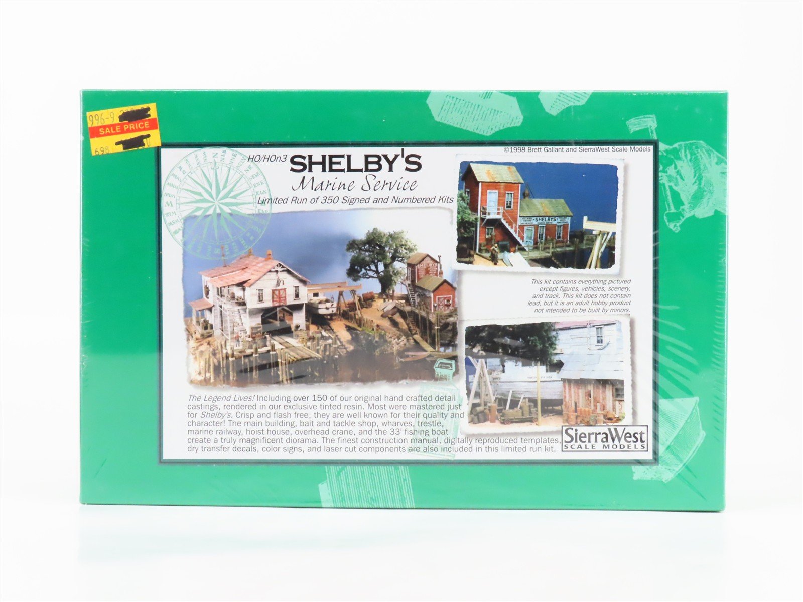 HO/HOn3 Scale Sierra West 103 Shelby's Marine Service Building Kit