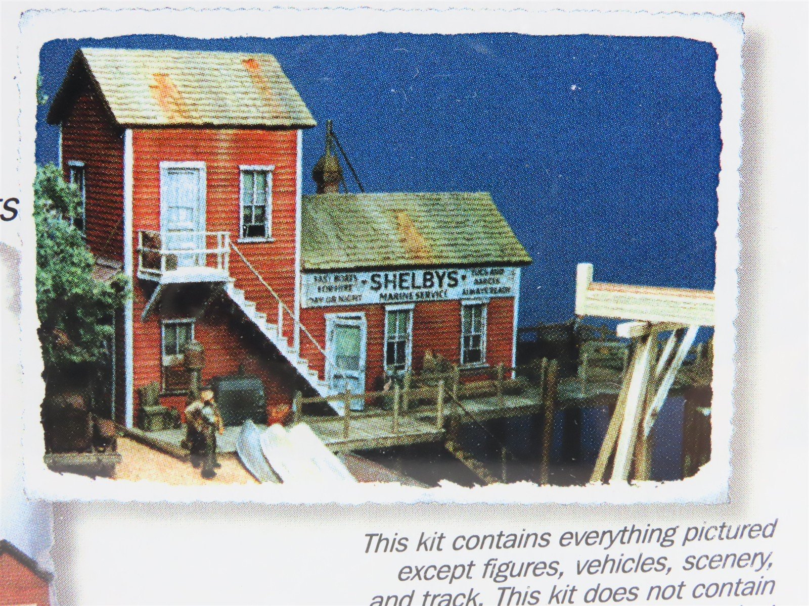 HO/HOn3 Scale Sierra West 103 Shelby's Marine Service Building Kit