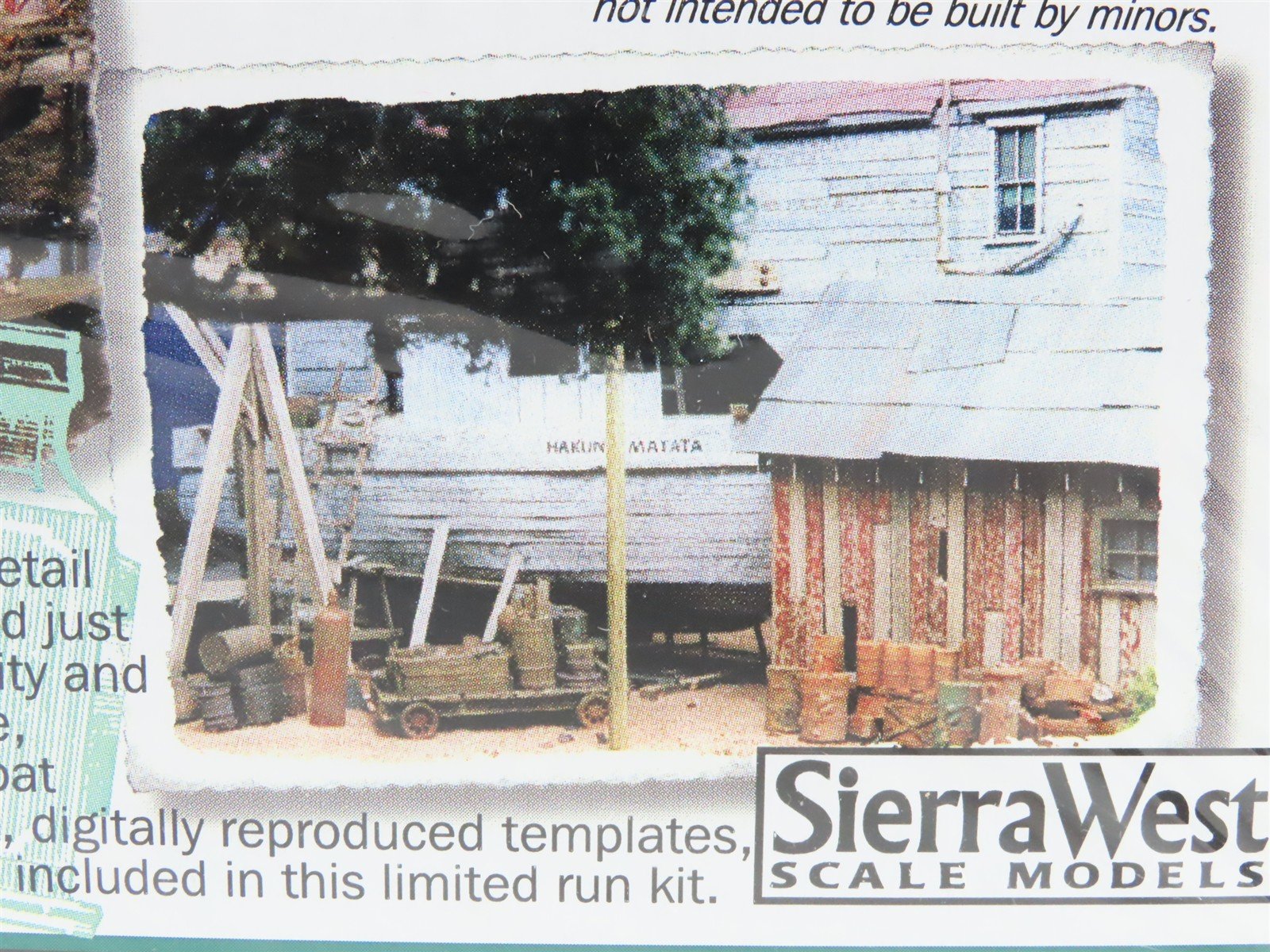 HO/HOn3 Scale Sierra West 103 Shelby's Marine Service Building Kit